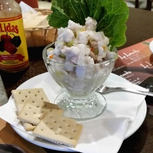 Entradas - Ceviche de corvina