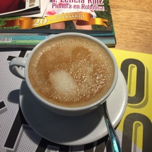 Capuchino con leche de soya