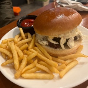 Chewy Mushroom Burger