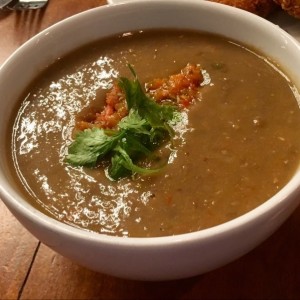 sopa de lentejas