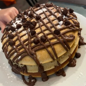 Pancakes de chocolate