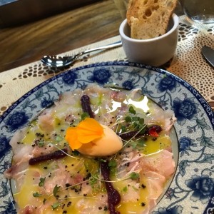 Tiradito de corvina