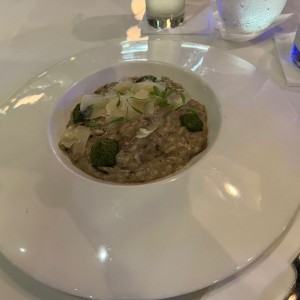 Risotto de Setas y Pate de Trufa Negra