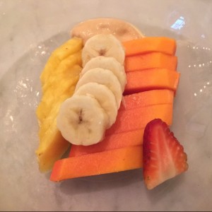 Fruta como postre
