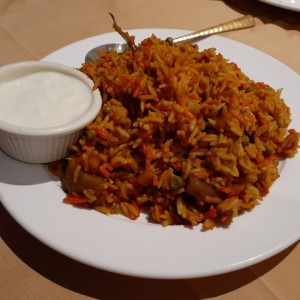 Arroz con vegetales 