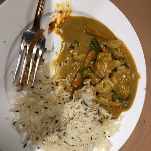 curry thai + jeera rice