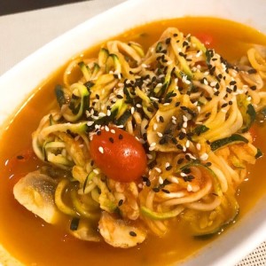Espagueti de Zucchini (sin Gluten)