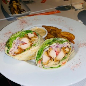 wrap de pollo