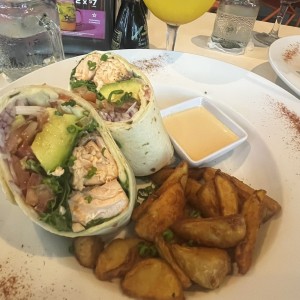 Saludables Wraps - Wrap de Salmón