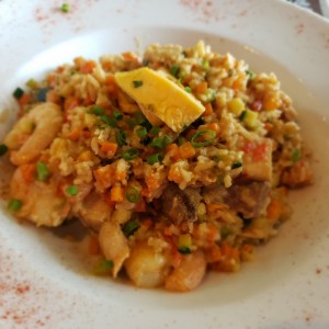 Arroz mixto frito 