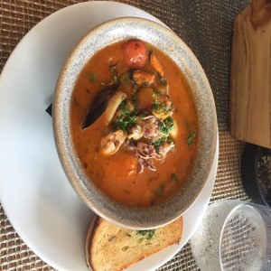 sopa de mariscos