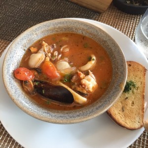 sopa de mariscos