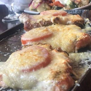 Medallones de cerdo Gratinados