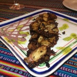 pulpo al carbon 