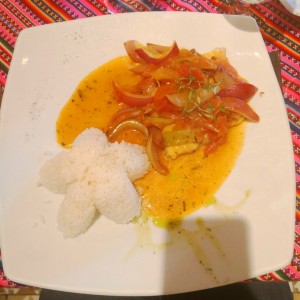 Corvina a la Chorrillana