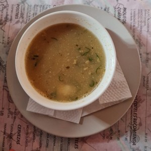 Sopa de Pescafo-menu del dia