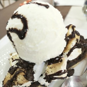 oreo pie con helado ?