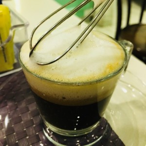 Espresso con panna