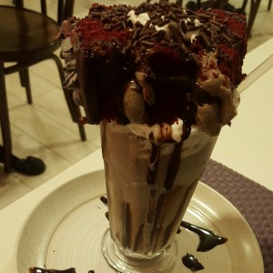 Milkshake de oreo con red velvet