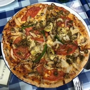 pizza de vegetales