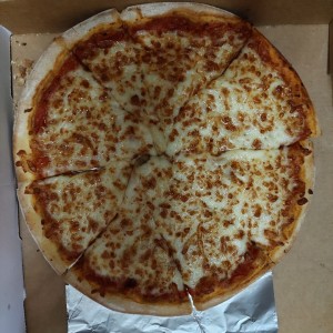 pizza personal de mozzarella