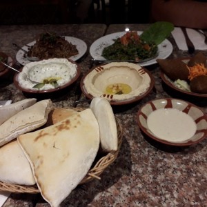 falafel,humus,tzatziki