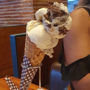 cono de brownie