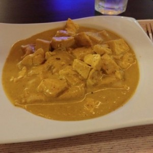 crepes de pollo al curry