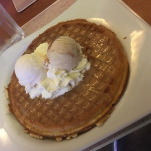 Waffle de arequipe