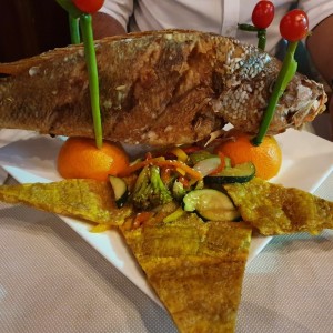 Pescado frito