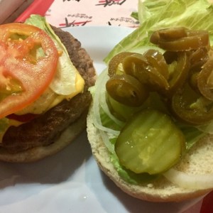 hamburguesa de 1 LB