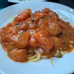 pasta sin gluten con tomate