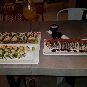 veggie deli roll, big kronchi roll e insta roll 