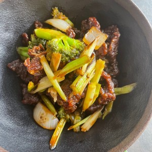 Mongolian de carne 