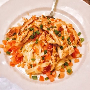 blackened chicken alfredo