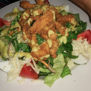 Cajun Fried Chicken Salad