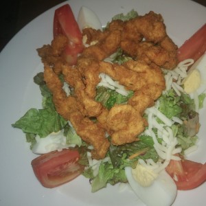 Cajun Fried Chicken Salad