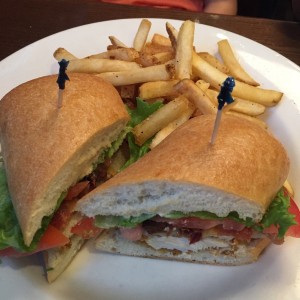 chicken finger blt