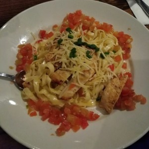 blackend chicken Alfredo