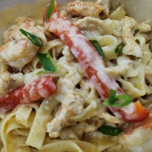 cajun shirmp & chicken pasta