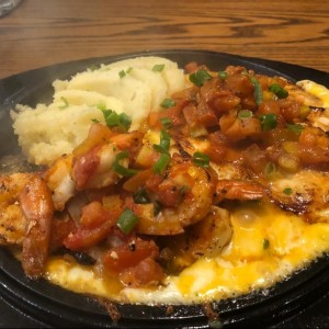 Sizzling Chicken and Shrimp. ?