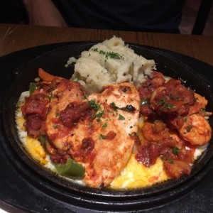 Sizzling Chicken & Shrimp