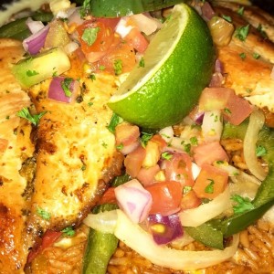 pollo mexicano con arroz