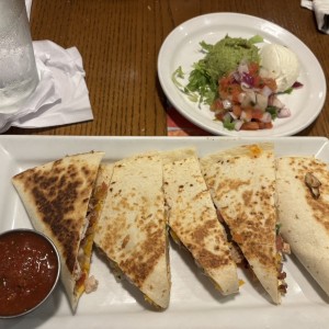 Appetizers - GRILLED CHICKEN QUESADILLAS