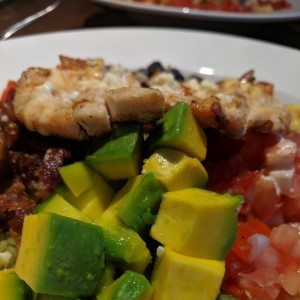 mixed bowl with chicken