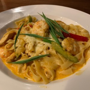 CAJUN  SHRIMP & CHICKEN PASTA