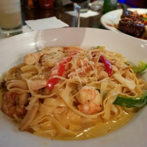 Cajun Shrimp & Chicken Pasta