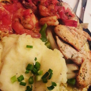 Sizzling Chicken & Shrimp