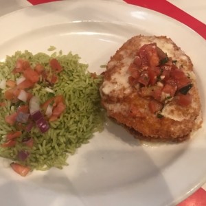 pechuga rellena con hongos