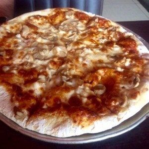 pizza de hongos